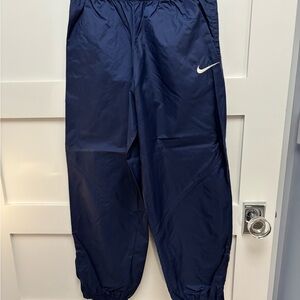 Nike Girls  L 14-16 Navy Nylon Inlined Track Pants